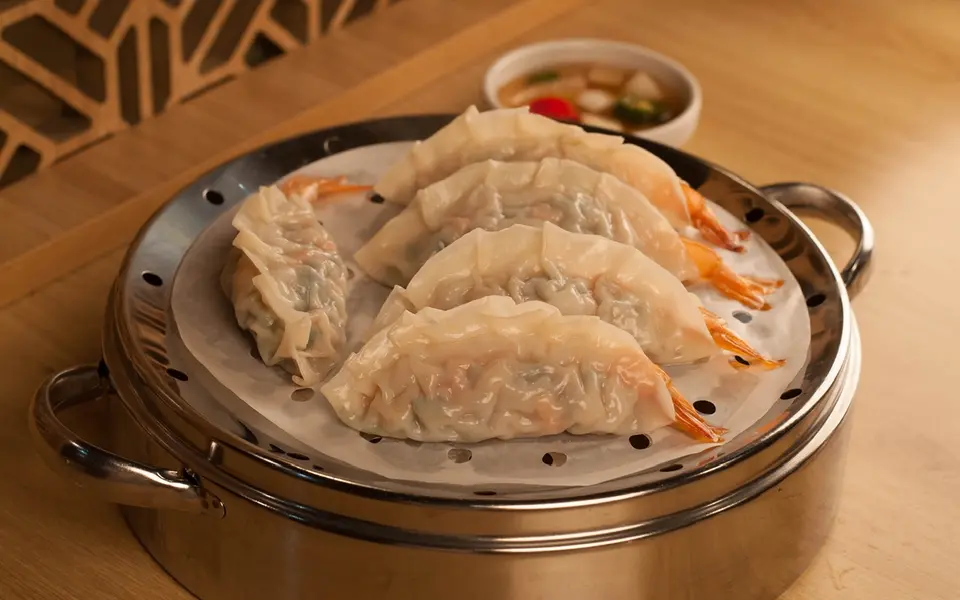 고기통새우만두